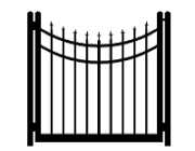 3 point concave single gate
