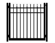 3 point single gate