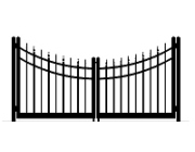 4 point concave double gate