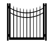 4 point concave single gate