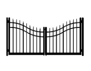 4 point double roll concave double gate