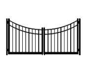 f signature concave double gate